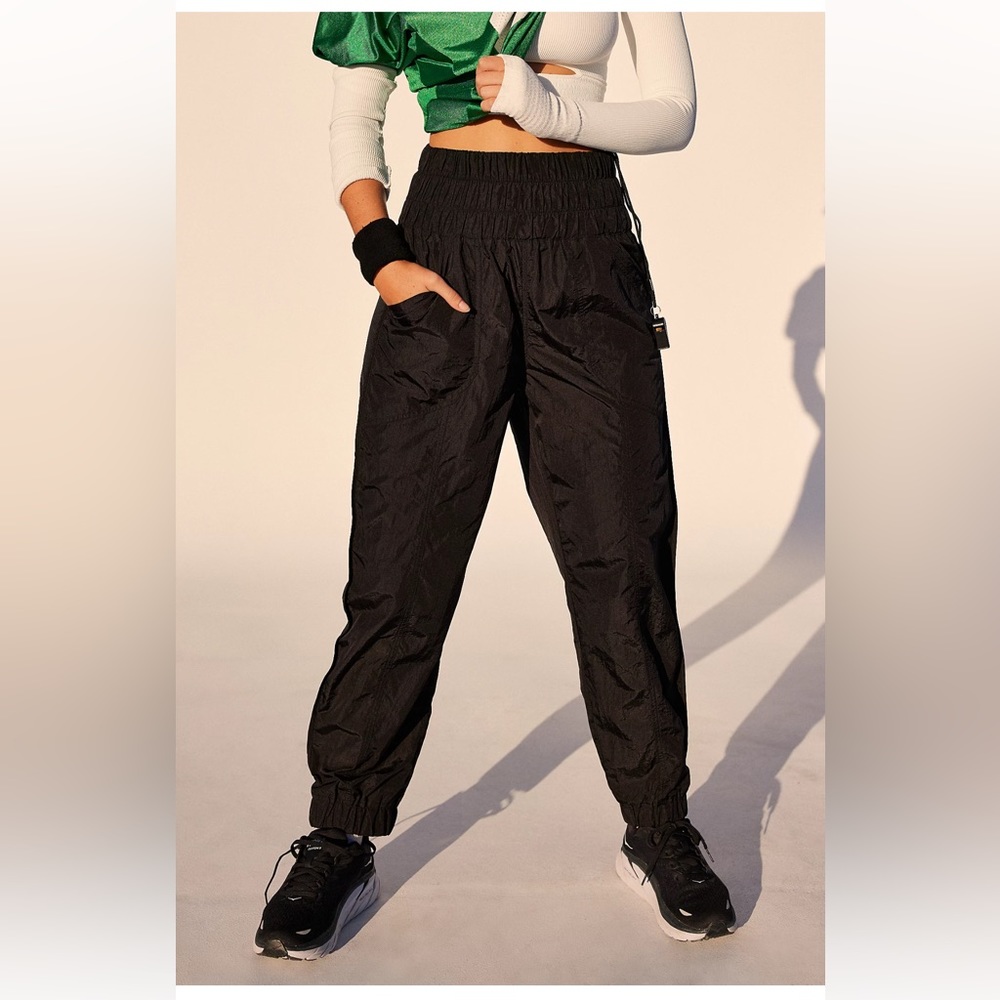 Free People FP Movement The Way Home Jogger Black Size Large